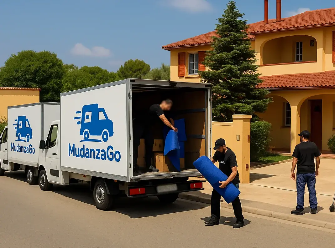 Equipo de mudanzas profesional